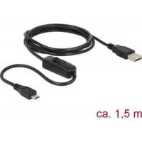 1,5m Delock Ladekabel USB 2.0 Typ-A
