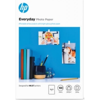 100 Blatt HP Fotopapier glänzend